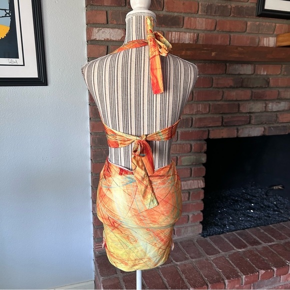 NWT Revolve x Farai  London Gaia Mini Dress in Canary Yellow Sz S - Picture 7 of 9